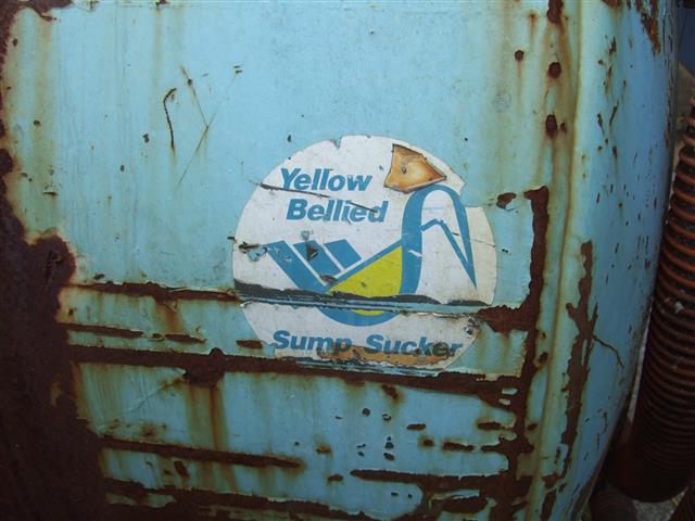 Yellow Bellied Sump Sucker, Machine ID: 6038